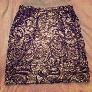 Precious party sparkly skirt!